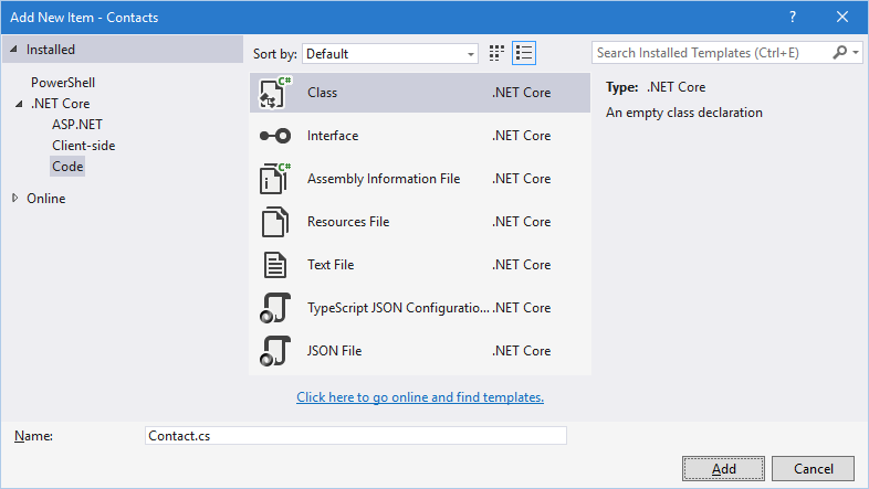 AddNewItemDialogContact